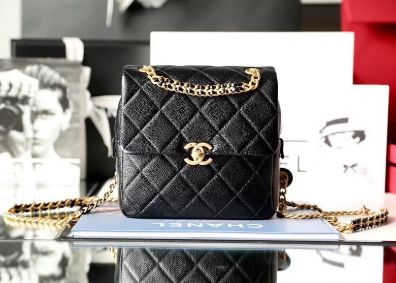 Ellebag’s 1:1 Replica of the Chanel 22P Spring/Summer Vintage Backpack: Mastering Retro Elegance with Craftsmanship(2025 May Updated)-Bästa kvalitet Fake Louis Vuitton Bag Online Store, Replica designer bag ru