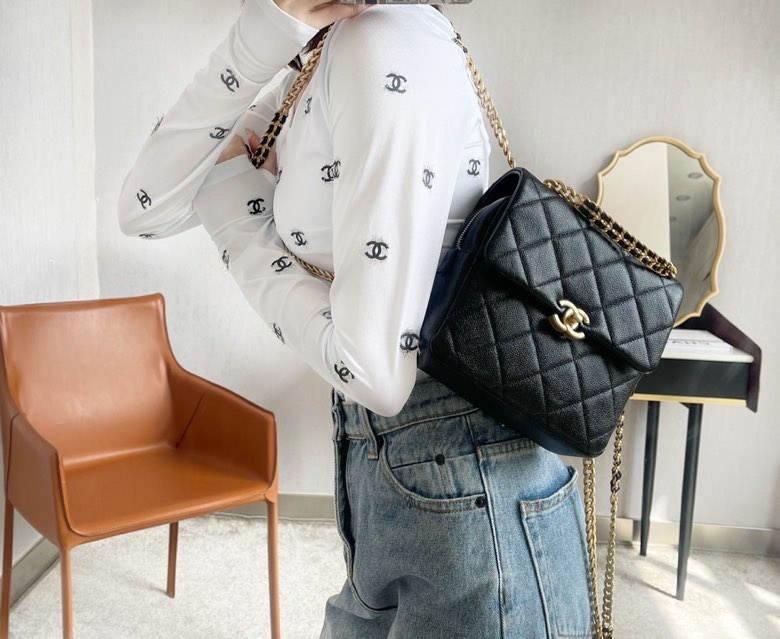 Ellebag’s 1:1 Replica of the Chanel 22P Spring/Summer Vintage Backpack: Mastering Retro Elegance with Craftsmanship(2025 May Updated)-Bästa kvalitet Fake Louis Vuitton Bag Online Store, Replica designer bag ru
