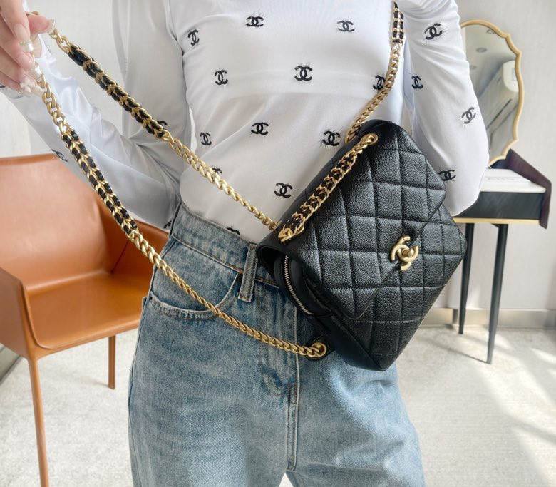 Ellebag’s 1:1 Replica of the Chanel 22P Spring/Summer Vintage Backpack: Mastering Retro Elegance with Craftsmanship(2025 May Updated)-Bästa kvalitet Fake Louis Vuitton Bag Online Store, Replica designer bag ru