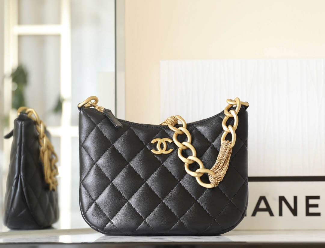 Ellebag’s 1:1 Replica of the Chanel 23A Hobo Bag: A Timeless Fusion of Retro Elegance and Modern Craftsmanship(2025 May Updated)-Paras laatu väärennetty Louis Vuitton laukku verkkokauppa, replika suunnittelija laukku ru