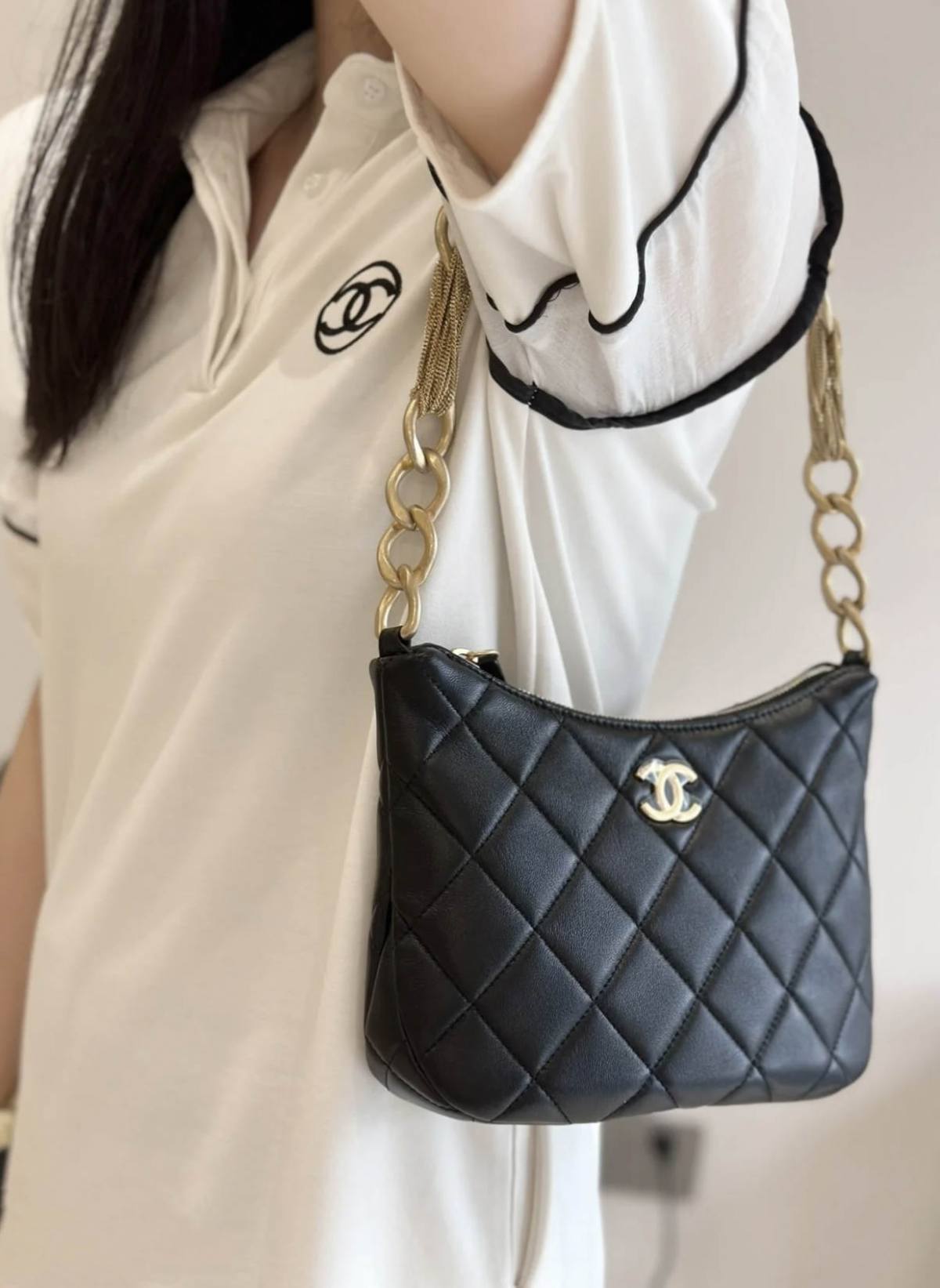 Ellebag’s 1:1 Replica of the Chanel 23A Hobo Bag: A Timeless Fusion of Retro Elegance and Modern Craftsmanship(2025 May Updated)-Paras laatu väärennetty Louis Vuitton laukku verkkokauppa, replika suunnittelija laukku ru