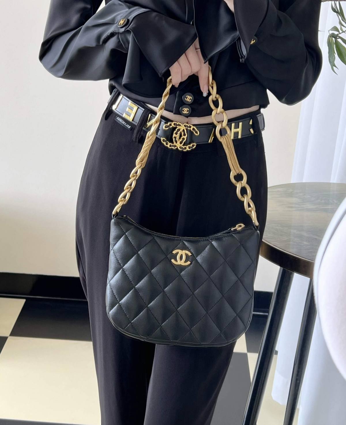 Ellebag’s 1:1 Replica of the Chanel 23A Hobo Bag: A Timeless Fusion of Retro Elegance and Modern Craftsmanship(2025 May Updated)-Paras laatu väärennetty Louis Vuitton laukku verkkokauppa, replika suunnittelija laukku ru