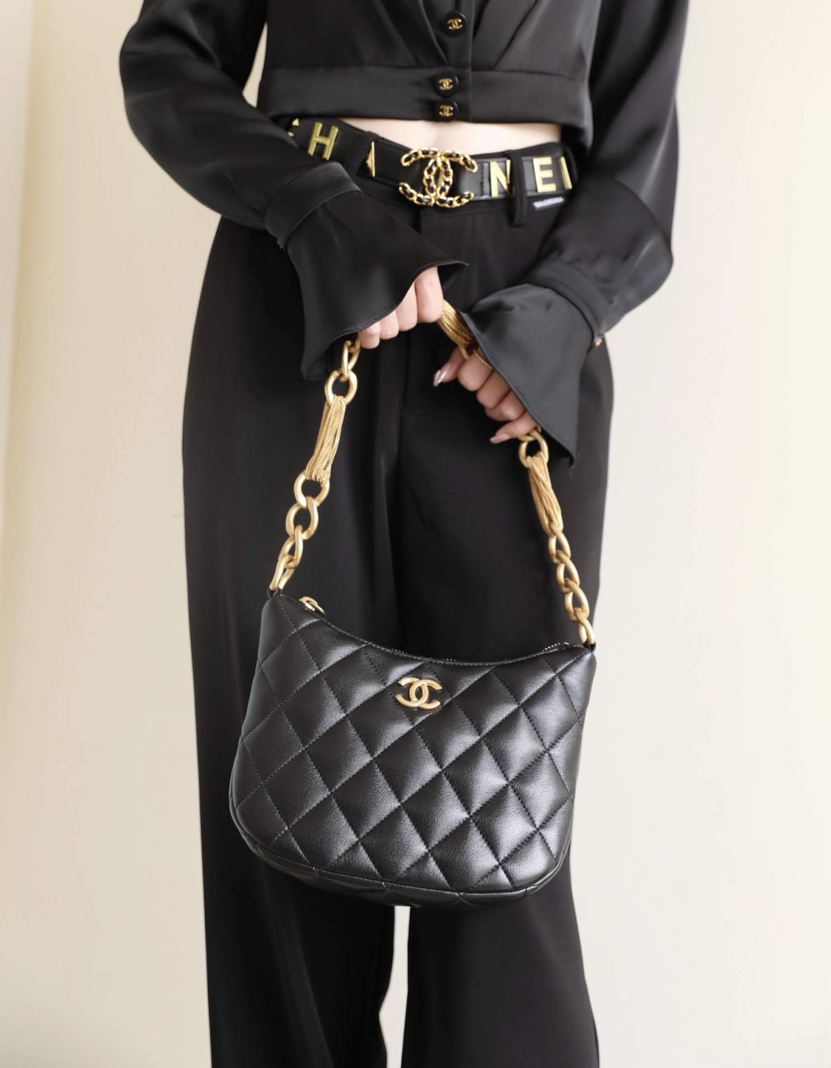 Ellebag’s 1:1 Replica of the Chanel 23A Hobo Bag: A Timeless Fusion of Retro Elegance and Modern Craftsmanship(2025 May Updated)-Paras laatu väärennetty Louis Vuitton laukku verkkokauppa, replika suunnittelija laukku ru