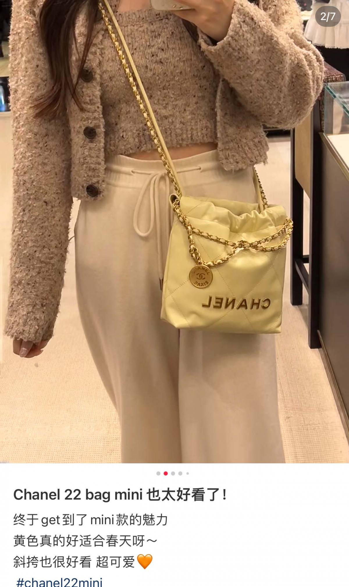 Ellebag’s 1:1 Replica of the Chanel 23S 22Mini Bag in “Chick Yellow”: A Masterpiece of Playful Elegance(2025 May Updated)-Best Quality adịgboroja Louis vuitton akpa Online Store, oyiri mmebe akpa ru