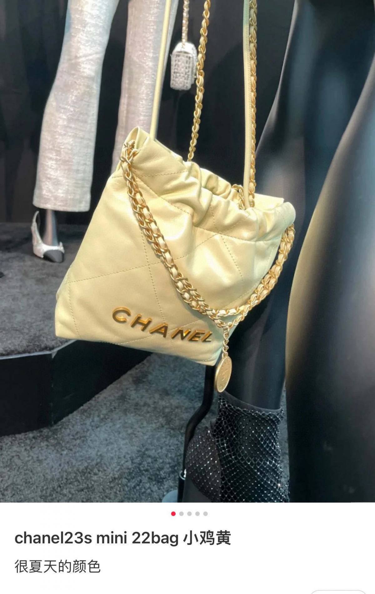 Ellebag’s 1:1 Replica of the Chanel 23S 22Mini Bag in “Chick Yellow”: A Masterpiece of Playful Elegance(2025 May Updated)-Best Quality adịgboroja Louis vuitton akpa Online Store, oyiri mmebe akpa ru