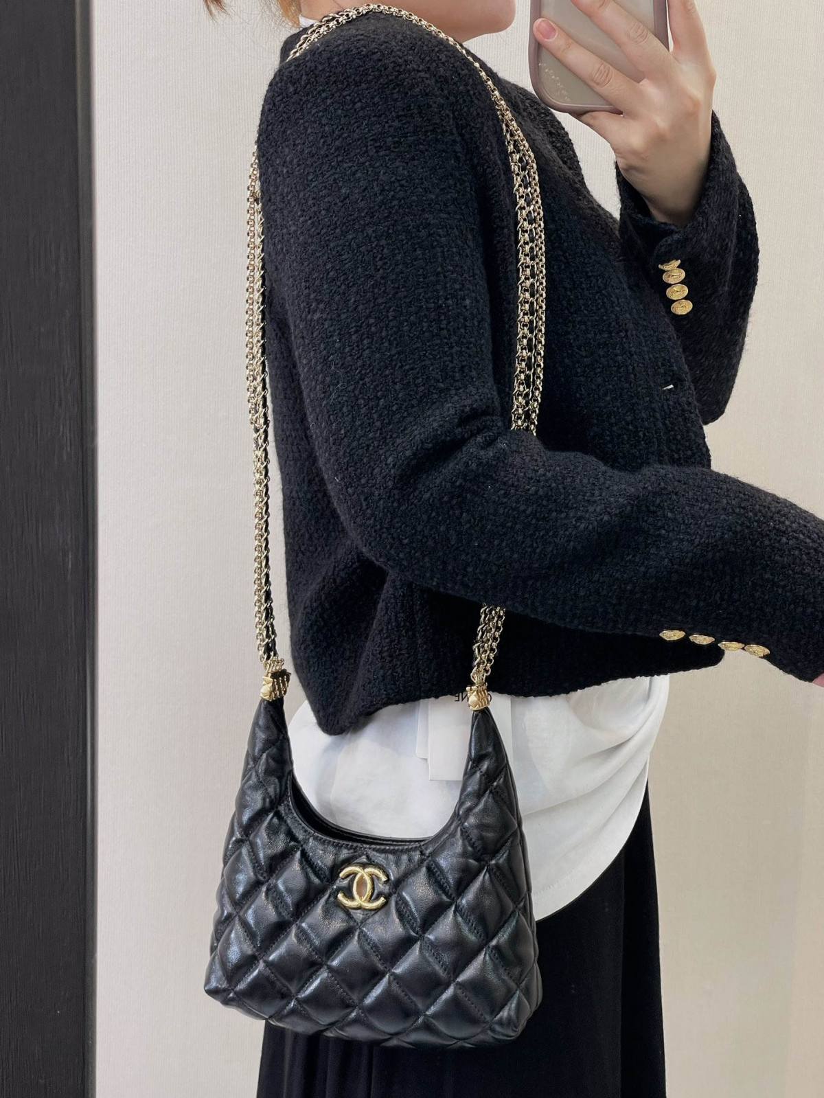 Ellebag’s 1:1 Replica of the Chanel AS4966: A Masterful Fusion of Retro Elegance and Modern Functionality(2025 June Updated)-Best Quality Fake Louis Vuitton Bag Online Store, Replica designer bag ru