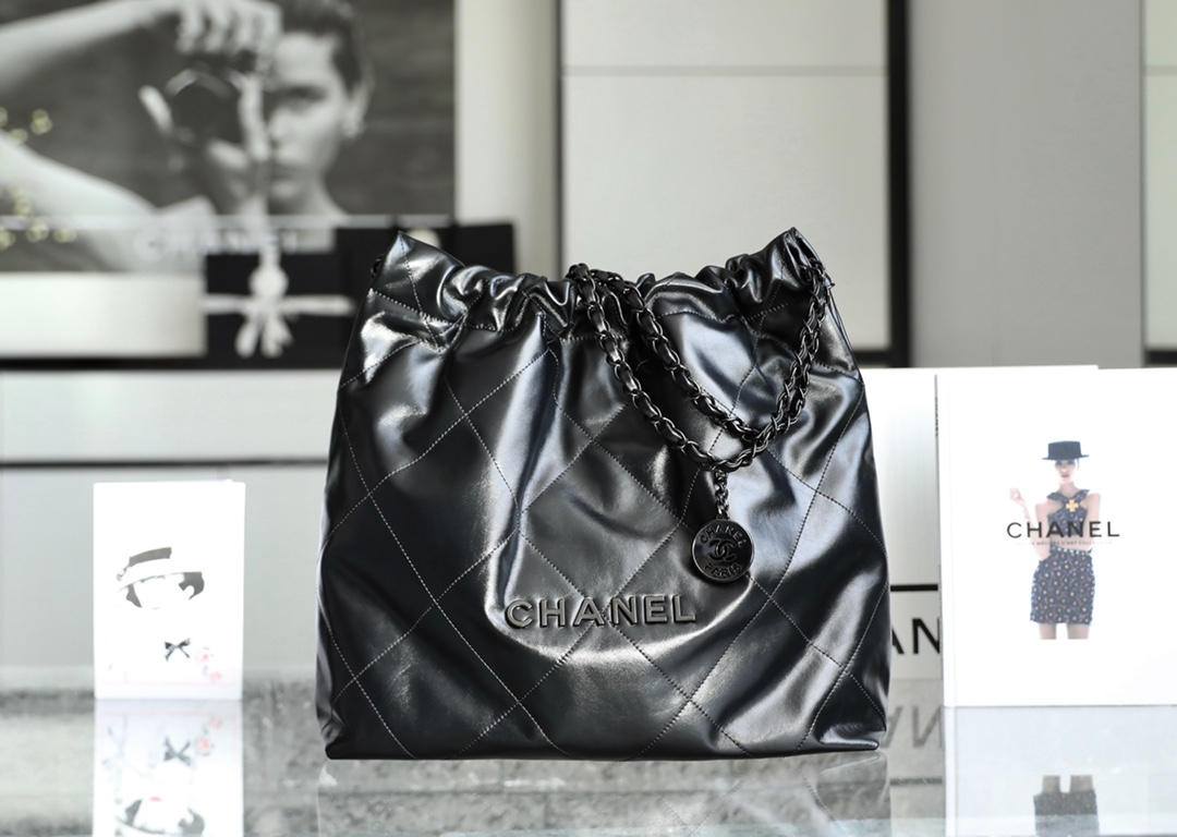 Ellebag’s 1:1 Replica of the Chanel So Black 22 Bag: A Masterpiece of Modern Luxury(2025 July Updated)-Loja online de bolsa Louis Vuitton falsa de melhor qualidade, bolsa de designer de réplica ru