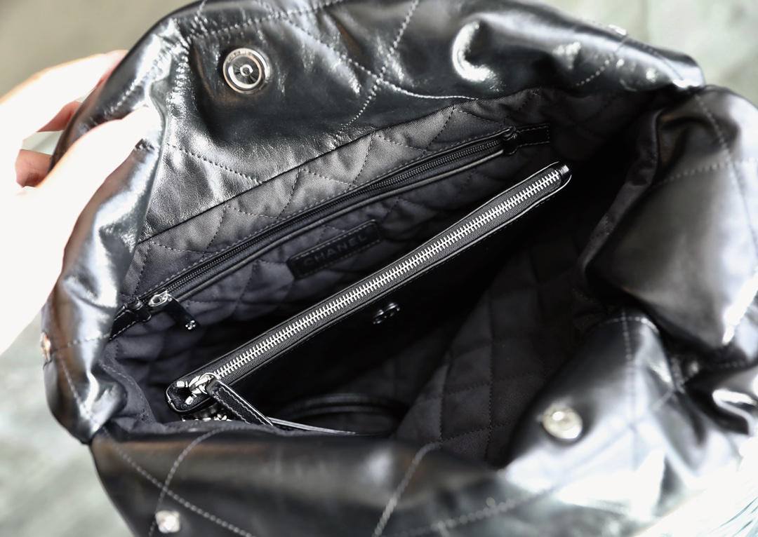 Ellebag’s 1:1 Replica of the Chanel So Black 22 Bag: A Masterpiece of Modern Luxury(2025 July Updated)-Loja online de bolsa Louis Vuitton falsa de melhor qualidade, bolsa de designer de réplica ru