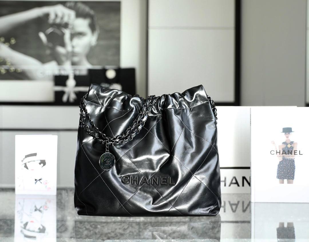 Ellebag’s 1:1 Replica of the Chanel So Black 22 Bag: A Masterpiece of Modern Luxury(2025 July Updated)-Loja online de bolsa Louis Vuitton falsa de melhor qualidade, bolsa de designer de réplica ru
